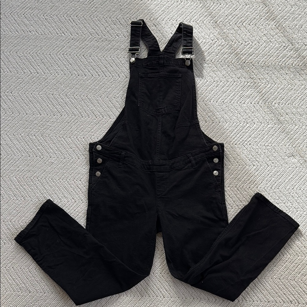 Gap Maternity Black Denim Overalls